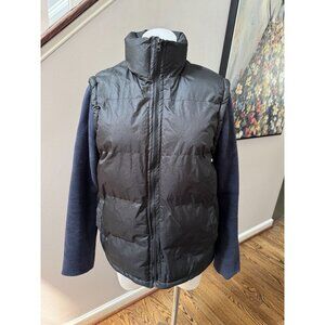 JET JOHN ESHAYA Mens Wool Sleeve Puffer Jacket Coat Size M/L Medium Large